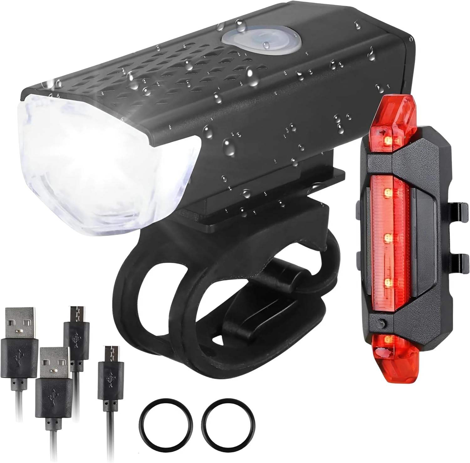 2255+918 Bicycle Light Set Red
