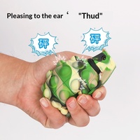 En stock, transfrontalier, Balle à presser en silicone anti-stress sensorielle type grenade, jouet fidget pour 14 ans et plus, modèle Press-and-Relax