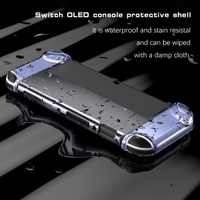 Étui transparent anti-rayures pour NS OLED, protection transparente en cristal, coque rigide pour Nintendo Switch OLED