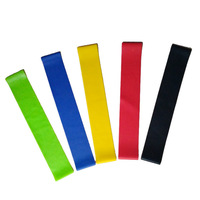 Bandes de résistance en latex personnalisées, bandes élastiques en boucle, bandes d'exercice imperméables, antidérapantes, portables pour l'entraînement physique