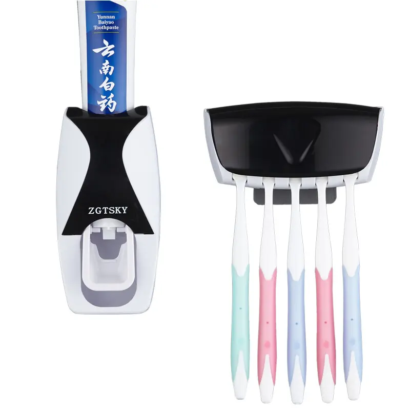 Toothpaste Dispenser Automatic Container Toothbrush Manufacturing Machine Crest 3d toothpaste Toothbrush Holder