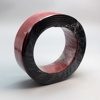 Hersteller Großhandel LED-Mikrofon-Lautsprecher Heimkino-Audiokabel RVB Rot Schwarz CCA Doppelkern-Weichkabel Stromkabel 2*0,5mm