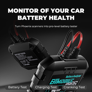 Analyseur de batterie TOPDON BTMobile Pros 12V avec écran LCD, testeur de batterie portable pour voiture et moto - Product Image 3
