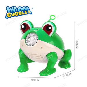 Muốn Bong Bóng Sản Phẩm Mới Phim Hoạt Hình Ếch Đèn Lồng Bong Bóng Máy Đồ Chơi Với Ánh Sáng Mùa Hè Ngoài Trời Bên Bong Bóng Súng Máy Đồ Chơi - Product Image 5