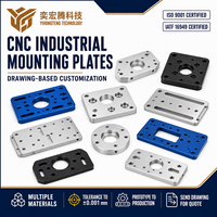 Plaques de montage personnalisées en acier inoxydable et laiton, usinées CNC, pour machines industrielles, pièces usinées CNC en aluminium