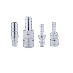 Acoplamiento Neumático Tipo Nitto con Rosca NPT, Superficie Lisa de Acero, Resistente a la Corrosión, Acoplamiento de Liberación Rápida - Product Image 1