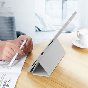 Funda Protectora de Silicona Resistente a Impactos para <span class=keywords><strong>iPad</strong></span> <span class=keywords><strong>Pro</strong></span> 11 Pulgadas 1/2/3/4, Color Sólido, Antigolpes, con Ranura para Lápiz y Soporte para Tablet - Product Image 5