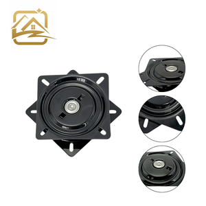 6/7/<b>8</b>/10 Inch <b>Iron</b> Swivel Plate Ball Bearing 180 Degree Memory Return Modern Living Room Bedroom Kitchen Dining Table - Product Image 2