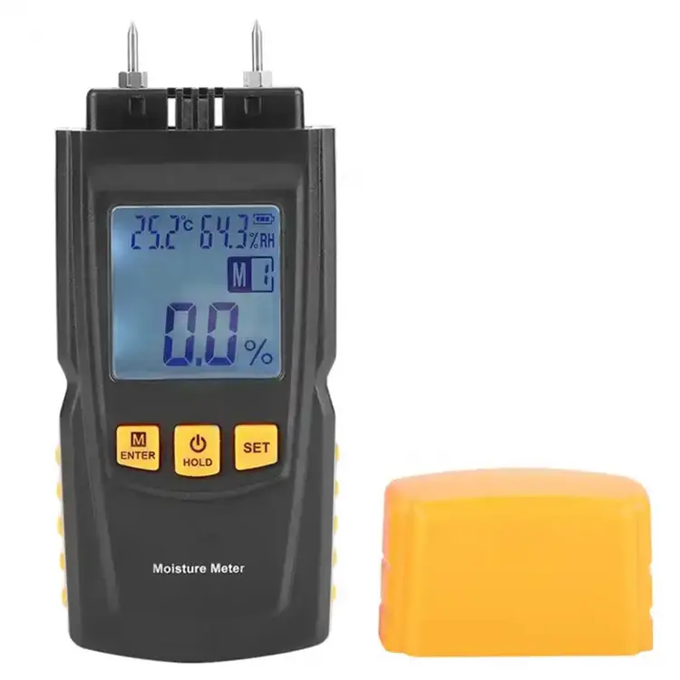 Misuratore di umidità di legno digitale LCD display timber induttivo umidità dispositivo di misurazione Tester igrometro GM610 strumenti igrometro