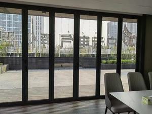 Thêm tủ quần áo không thấm nước chống gỉ hợp kim nhôm rộng trượt gấp cửa cho Patio - Product Image 5