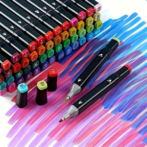 Set di Pennarelli Artistici Jumbo Personalizzati 24-268 Colori, Marcatori a Doppia Punta per <span class=keywords><strong>Disegno</strong></span> e Pittura - Product Image 4