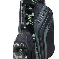 Tas Golf Nilon Tahan Lama Ringan Tahan Air dengan Penutup Ritsleting untuk Penggunaan di Lapangan Luar Ruangan