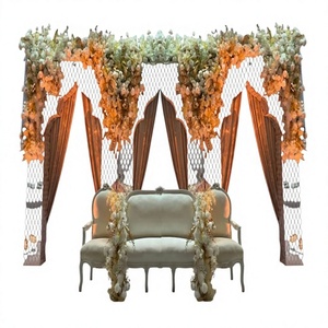 Christian <b>Wedding</b> Stage Decor Mirror Backdrop Panels Modern <b>Wedding</b> Stage Mirror Backdrop <b>Frame</b> Latest Mirror Backdrop <b>Frame</b> - Product Image 1
