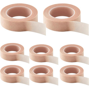 Cinta quirúrgica microporosa marrón, adhesivo autoadhesivo marrón color piel para párpados dobles, cinta de papel no tejido transpirable - Product Image 1