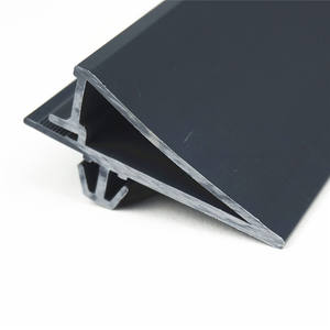 कस्टम थोक सस्ते बढ़ते ट्रैक दीवार कपड़े ट्रैक दीवार pvc प्लास्टिक प्रोफाइल ओम एक्सट्रूज़न प्लास्टिक प्रोफाइल - Product Image 5