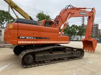 Excavatrices Doosan d'origine de haute qualité, modèle DX300, hydrauliques, d'occasion, à bas prix