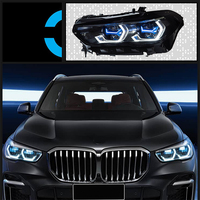 Pour BMW X5 G05 2019-2023, ensemble de phares à LED bicolores avec lentille laser et feux de jour Spoon DRL, kit de modernisation