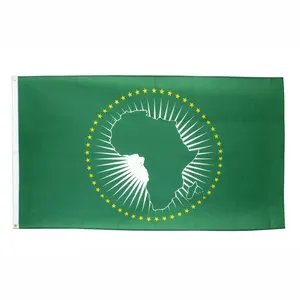 vlag Afrika Suppliers-1 pc beschikbaar Klaar Om 3x5 Ft 90x150cm AU Afrikaanse Unie Vlag