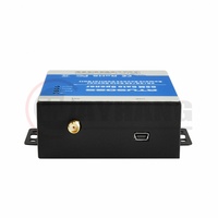 WAYHANG RTU5025 - Unidad de Control de Acceso Remoto GSM 4G de Cuatro Bandas Metálica, para Abrir Puertas, con Capacidad para 999 Usuarios, Control Remoto por Aplicación de PC, Alarma de 3V