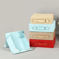 Boîtes cadeaux en papier avec poignée et couvercle pour présentation en magasin et présentation de cadeaux haut de gamme, emballage de luxe, boîte cadeau