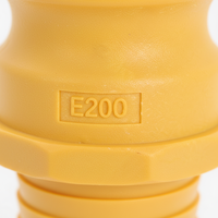 Acoplamiento Camlock Tipo E de 2'' de nailon, conector rápido para tuberías de contenedores IBC