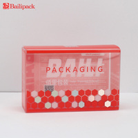 Boîte d'emballage PET PVC couleur imprimé personnalisé Boîte pliante impression transparente recyclable