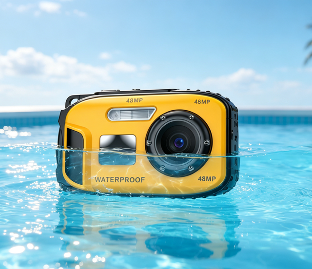 Waterproof Underwater Digital Camera FHD 1080P Swimming Diving Video Recorder Screens Camera