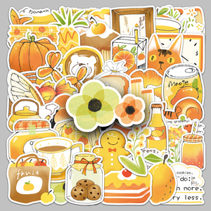 50 Stuks Fabriek Promotie <span class=keywords><strong>Laptop</strong></span> Stickers, Ins-Stijl Gestanste Decoratieve Originele Zout Handgetekende Stickers - Product Image 1