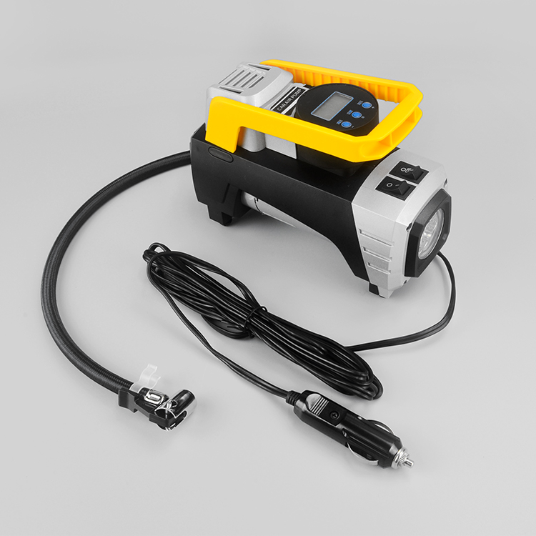 Electric car 12v portable air tire inflator air pump cylinder compressor and sata car tire air inflator