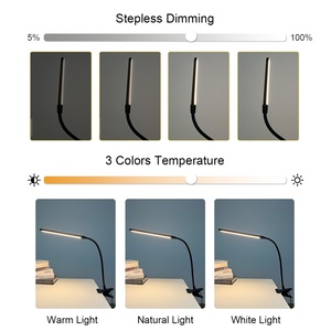Lámpara de Mesa con Clip y Manguera Flexible, Portátil, para el Hogar, Ideal para Lectura, Estudio y Trabajo, Gran Venta - Product Image 3