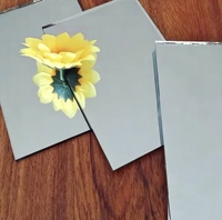 Miroir en aluminium coloré et transparent, simple ou double couche, épaisseurs 1mm, 1.3mm, 1.5mm, 1.8mm, 2mm, 3mm, pour usage mural - Vente en gros