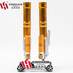 โช้คอัพหน้าอะลูมิเนียมปรับระดับได้ KINGHAM CNC สำหรับรถจักรยานยนต์ YAMAHA Nmax Fazzio Mio HONDA Vario - Product Image 4