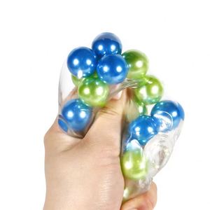 Jouet personnalisé - Nouveau cube anti-stress en TPR avec perles colorées - Jouet Mochi pour enfants - Product Image 2