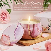 Rosa Luxus-Spa-Geschenkkorb mit Eiförmiger Tasse, Natürlicher Seife, Duftkerze & Zubehör für Frauen