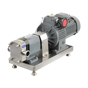Bomba de transferencia sanitaria eléctrica de acero inoxidable de alta viscosidad con rotor lobular, personalizable para jarabe de chocolate, melaza y miel - Product Image 4