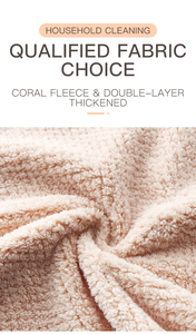 लिंट फ्री सॉफ्ट कोरल ऊन सुपर अवशोषक तौलिया माइक्रोफाइबर सफाई कपड़ा दो तरफा मूंगा ऊन माइक्रोफाइबर तौलिया - Product Image 5