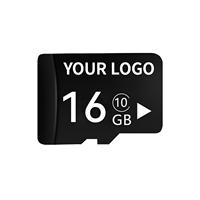 Carte mémoire TF en plastique de classe 10 haute vitesse en gros, avec logo OEM, carte SD pour IPC, enregistreur de voiture, haut-parleur, plusieurs capacités disponibles