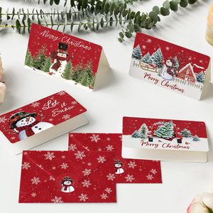 Tùy Chỉnh Sang Trọng Viết Tay Giáng Sinh Vui Vẻ Lời Chào Thẻ Quà Tặng Gấp Cảm Ơn Bạn Thẻ Với Phong Bì Biểu Tượng Tùy Chỉnh Cho Doanh Nghiệp - Product Image 5