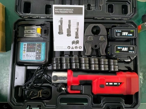 ชุดเครื่องมือจีบไฮดรอลิกไร้สาย SHIDA SD1930 18V แบตเตอรี่ 4.0Ah*2 ระยะจับ 31.5 มม. สำหรับงาน HVAC ประปา ทองแดง และสแตนเลส - Product Image 4