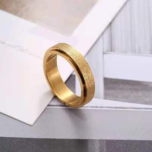 Tungstène Spinner Anneau Rotatif Doigt Anneau Fle Bijoux Femmes En Acier Inoxydable Mix Lot Fengshui - Product Image 3