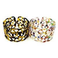 Bracelet manchettes creux, pour hommes à grand poignet, bijoux à la mode,