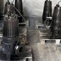 Pompe submersible à eaux usées WQ150-25-22 à haut débit et haute efficacité, anti-colmatage, pour chantier de construction, 380V, faible bruit, garantie 1 an
