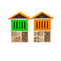 Insecte en bois abeille maison bois insecte chambre hôtel abri jardin décoration nids boîte insecte maison