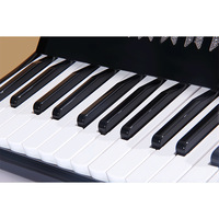 Professional Diatonic Accordion Adults Graded Performance Beginner Keyboard Instrument 25 Keys 12 Bass 3 Chords Eco-friendly ABS