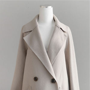 Cappotti da <span class=keywords><strong>Donna</strong></span> Personalizzati, <span class=keywords><strong>Trench</strong></span> Spessi all'Ingrosso, Eleganti Cappotti Invernali in Lana su Misura, Taglie Grandi - Product Image 5