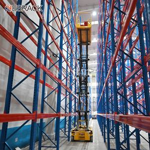 Сверхпрочная безболтовая стеллажная система, 5-ярусный коммерческий паллетный стеллаж VNA для складского хранения, сталь и металл - Product Image 4