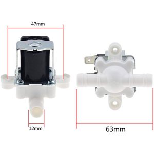 Beduan Electric Solenoid Valve 12V 1/2 Inch Barb Normally Closed For Water Dispenser With 2 Ports - Product Image 3