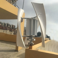 Entièrement stocké 1KW 3KW 5KW 12V 24V 48V éoliennes domestiques Maglev éolienne à axe vertical domestique