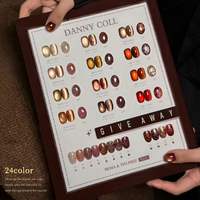 Nouvelle collection automne brun caramel – Kit de vernis à ongles gel TPO sans HEMA – Vente en gros usine – Vernis gel œil de chat magnétique personnalisé