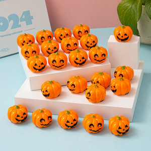 Halloween Creative Cartoon <b>Pumpkin</b>-Head Pull-Back Plastic Car Children's Toy Unisex Prize Gift - Product Image 4